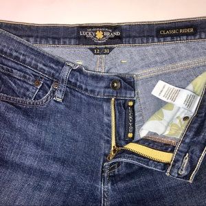 Lucky Brand Classic Rider Jeans Size 12/31 Womens
